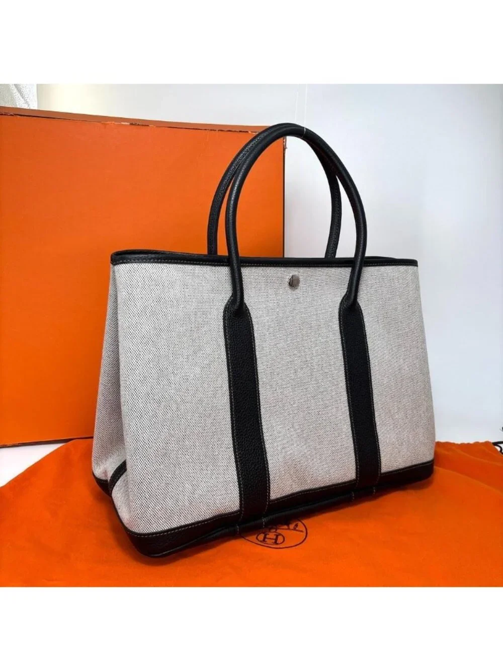 Hermes Garden Party 36 Bolduc Ribbon Tote